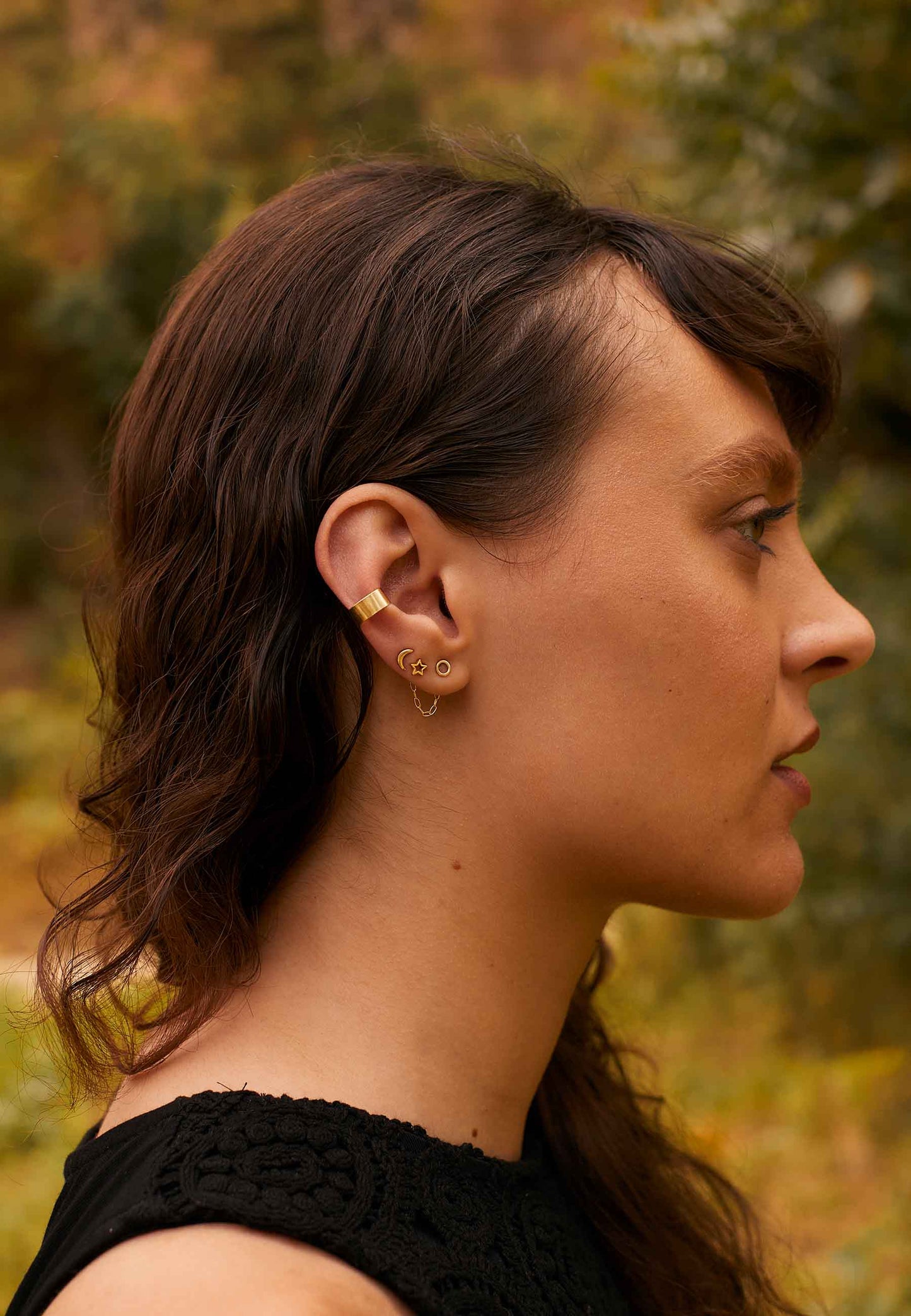 EAR CUFF KANEE BAÑADO EN ORO