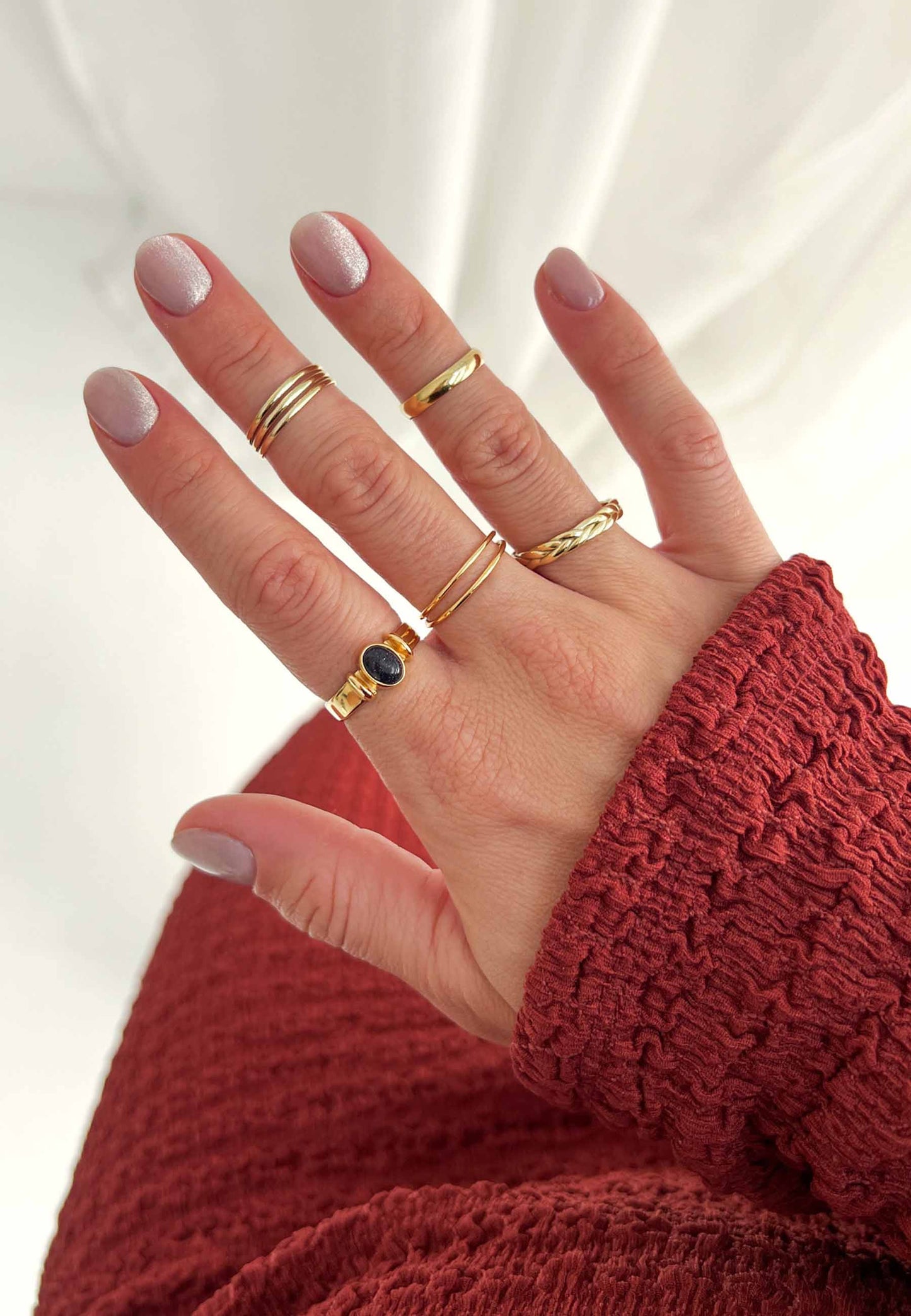 ANILLO MAZEL BAÑADO EN ORO