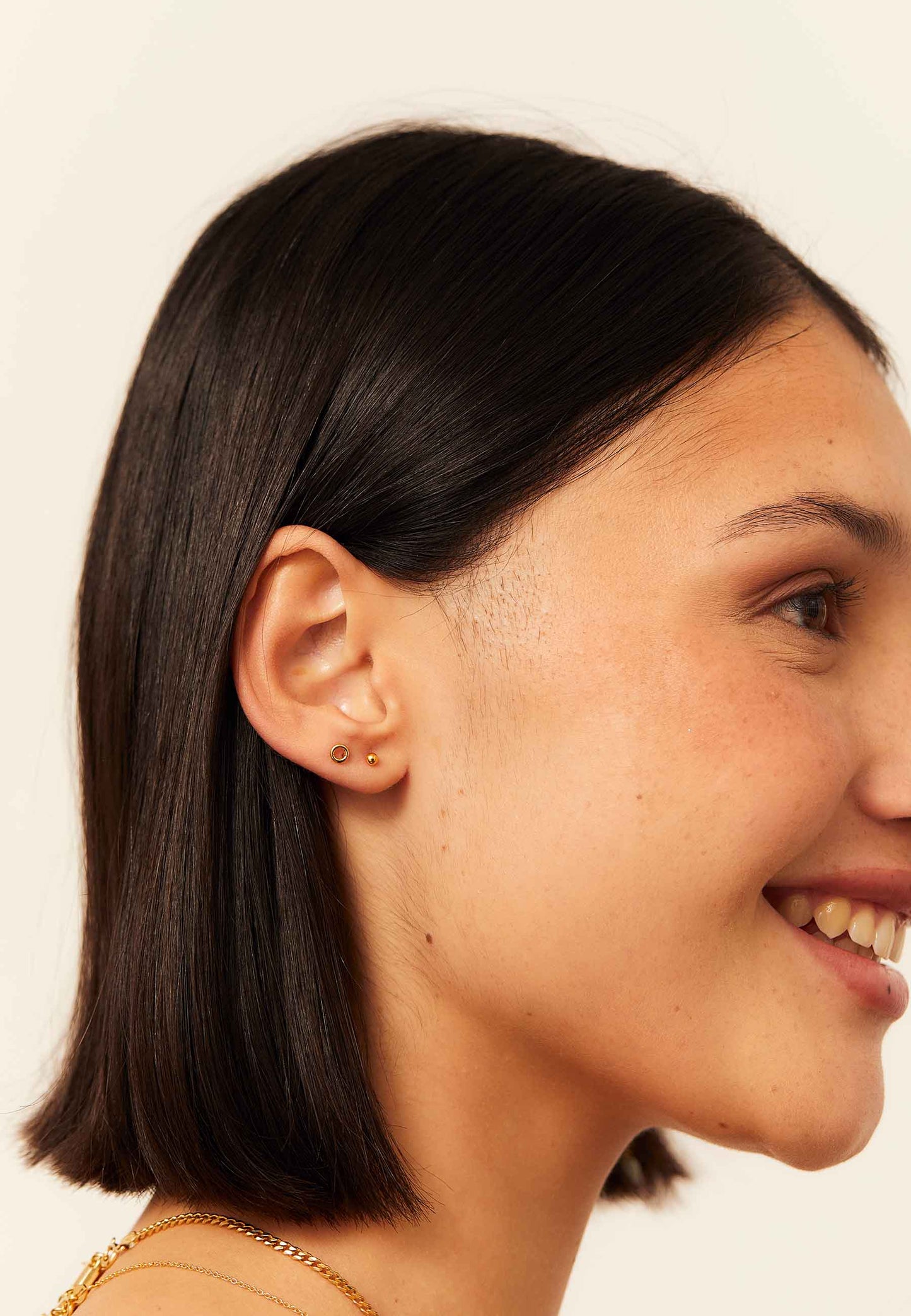 PENDIENTES HALAKON BAÑADOS EN ORO