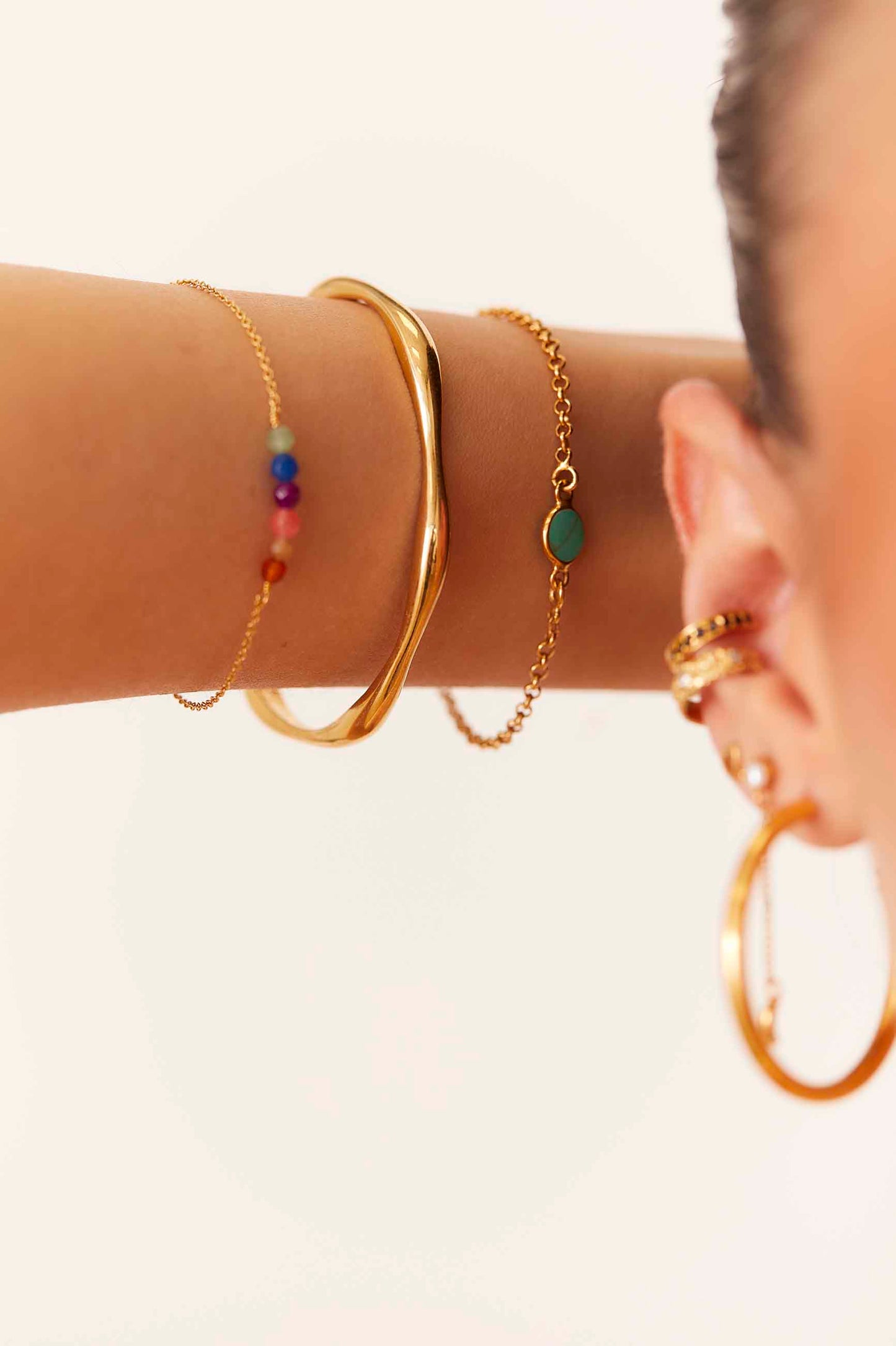 PULSERA INDUMA BAÑADA EN ORO