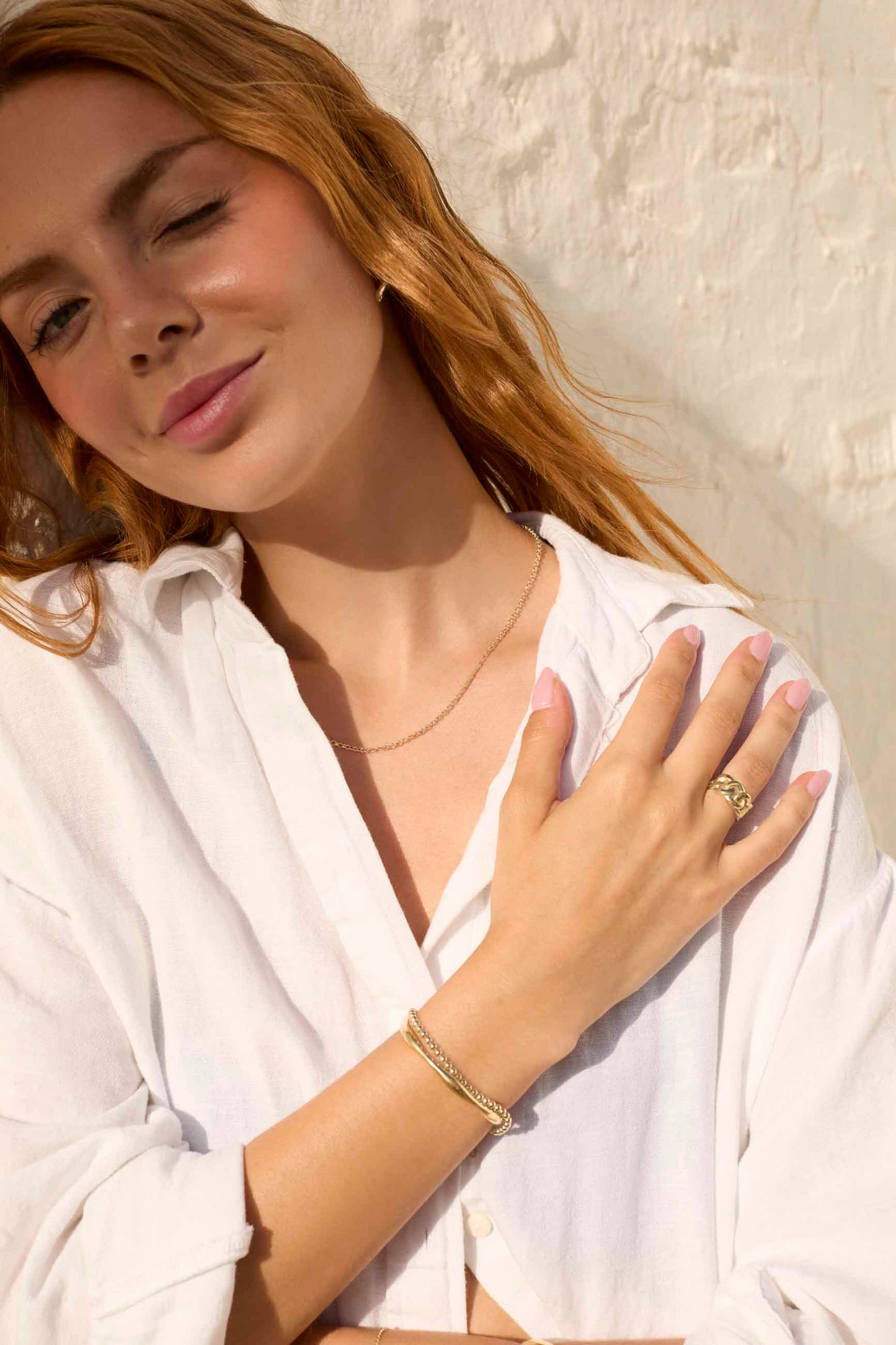 ROLO CHAIN (45CM) GOLD-PLATED