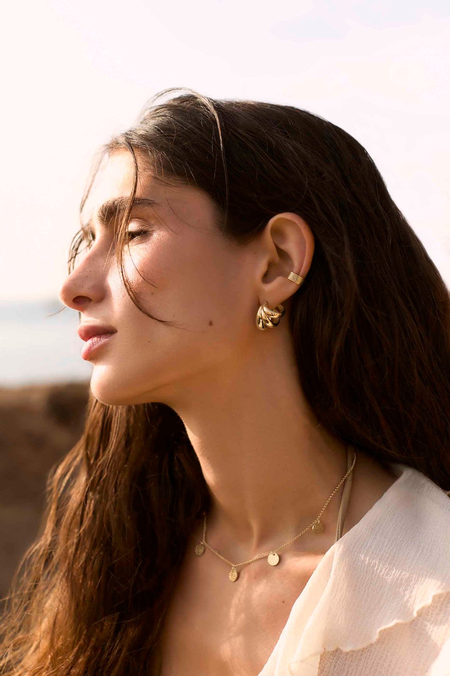 ORECCHINI TESARA IN ORO