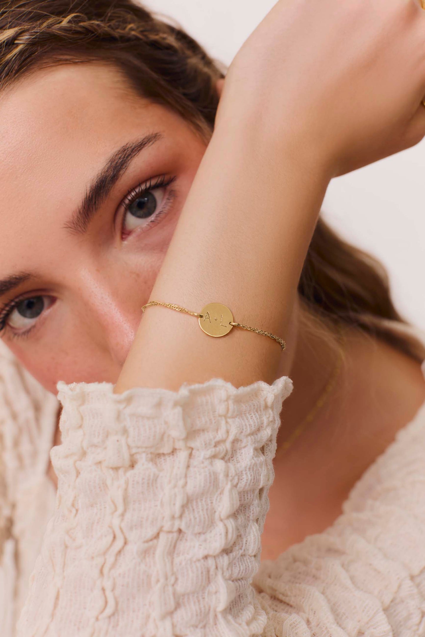 BRACCIALE INCISO CON LA TUA SCRITTURA IN ORO