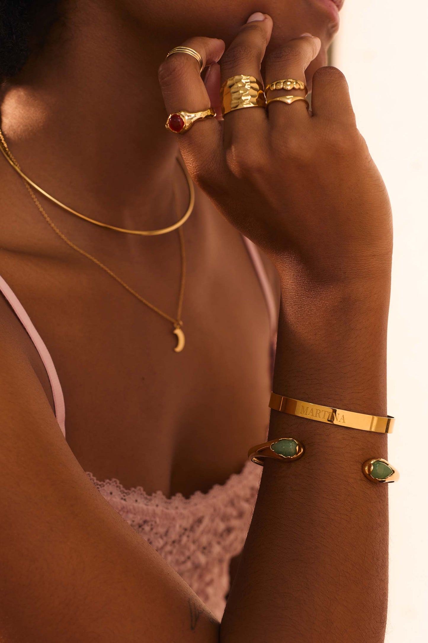 BRACELET PERSONNALISÉ OR