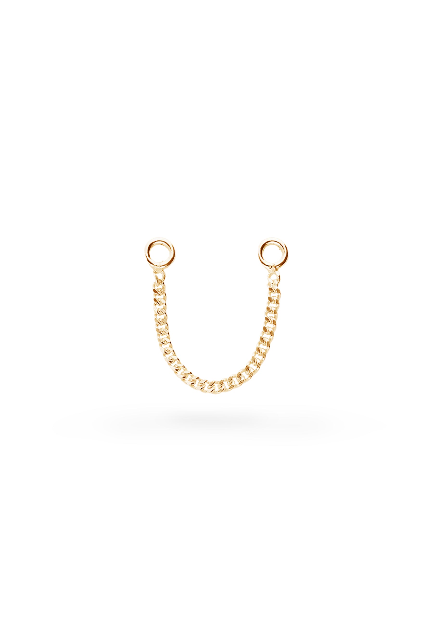 CARISSIMA Collana Pendente Con Tripla Barra In Oro 9 Ct Bicolore E Zirconi Cubici - Catena Curb 46 Cm, Regalo In Scatola LUSSO