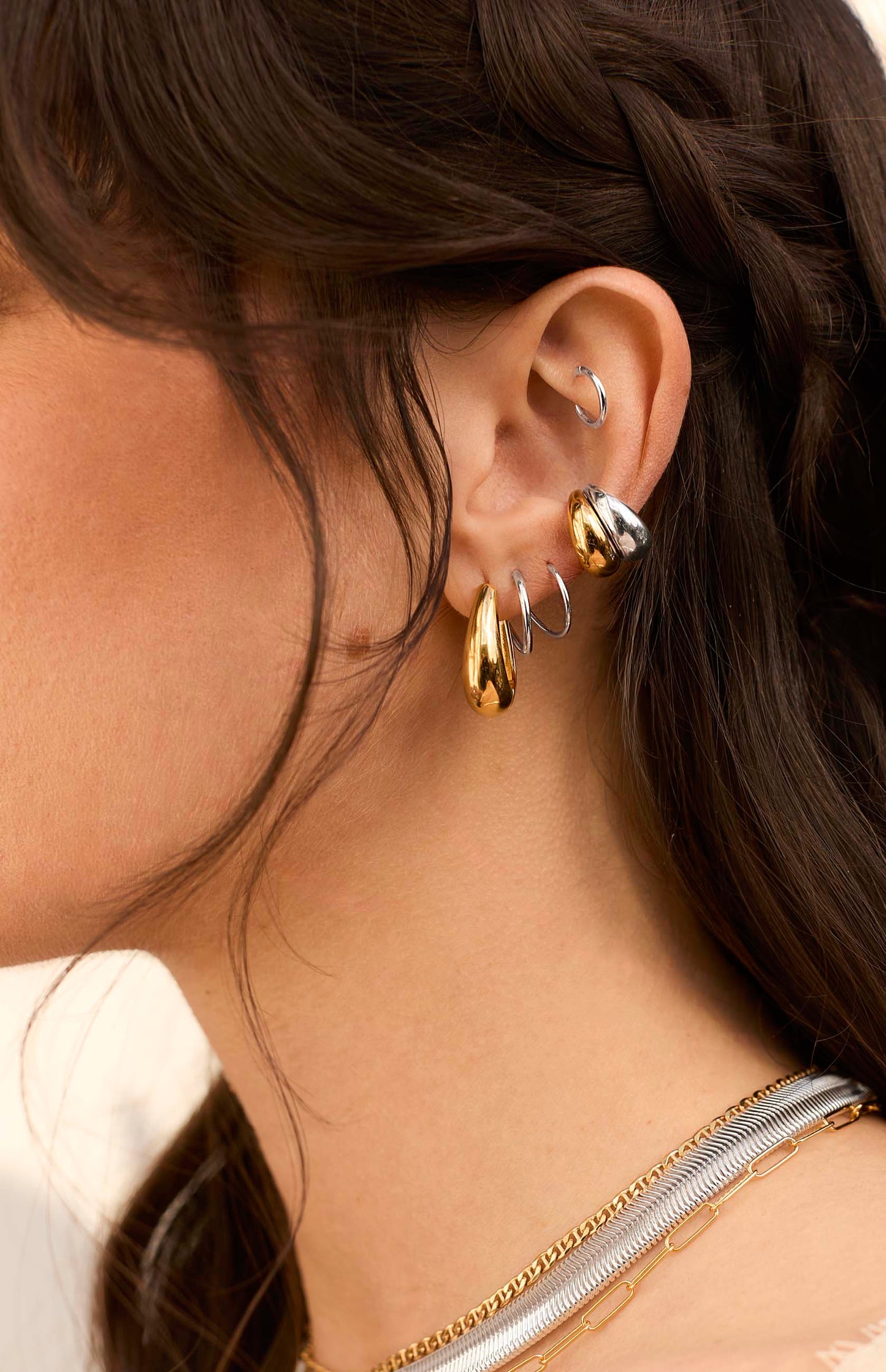 AYATAN GOLD-PLATED EAR CUFF