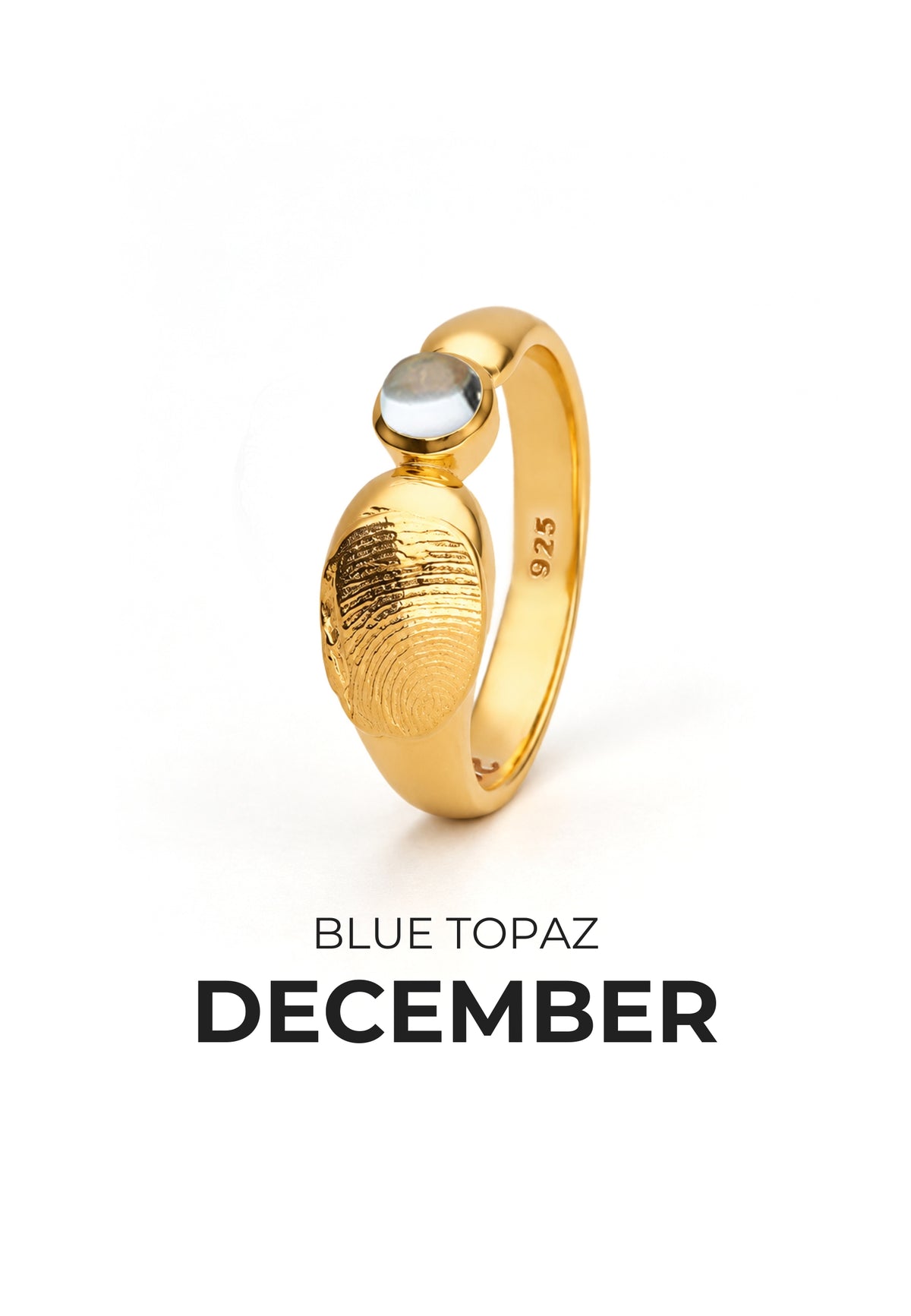 GOLD-PLATED MANZIL RING