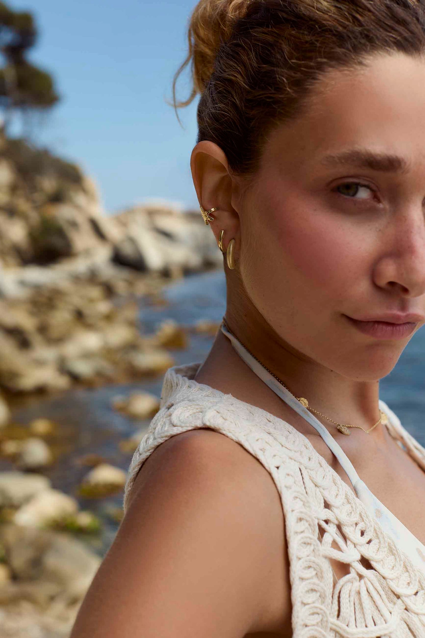 EAR CUFF TARAMACHALE DESTRO IN ORO