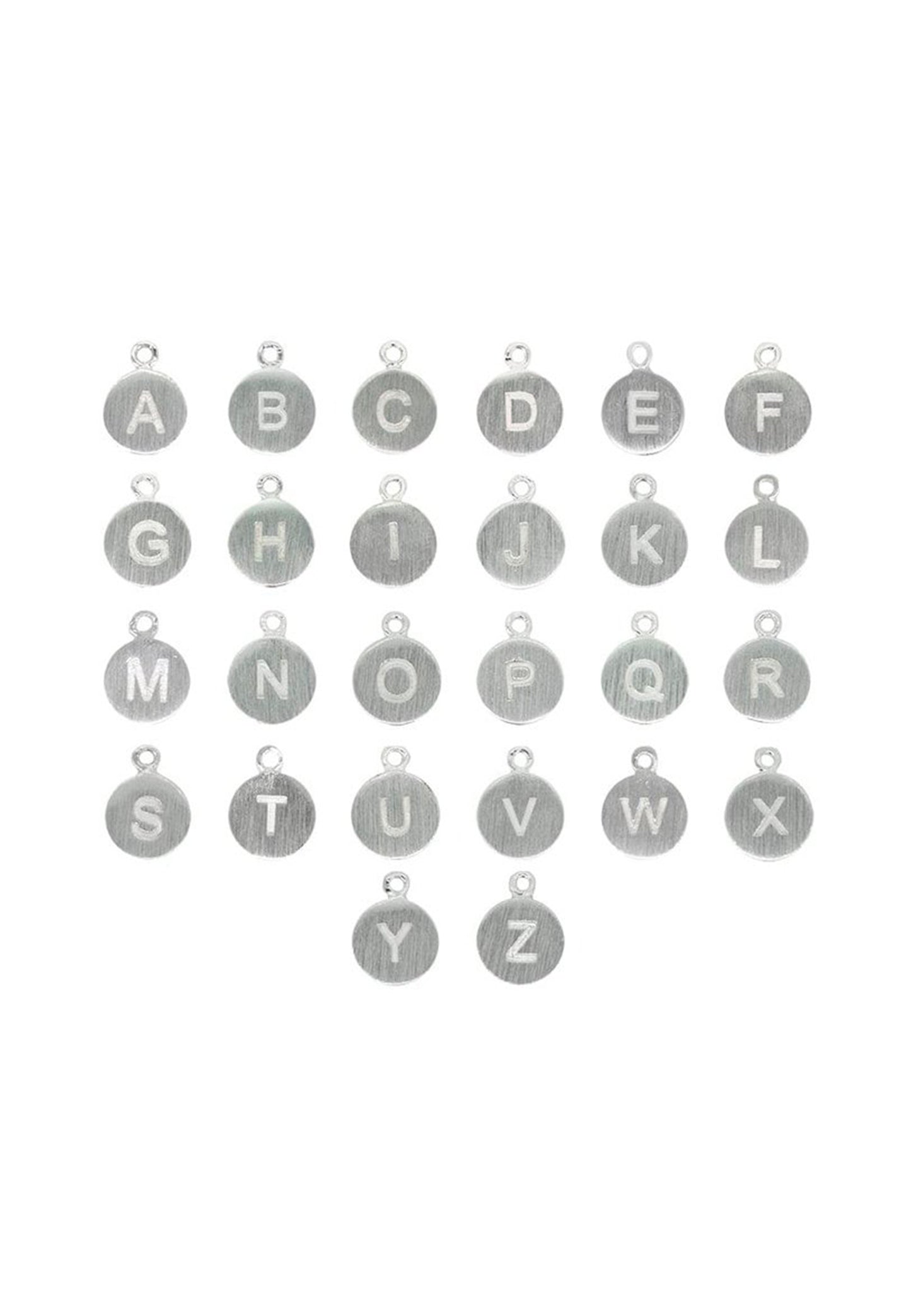 ANUK LETTER PLATE NECKLACE