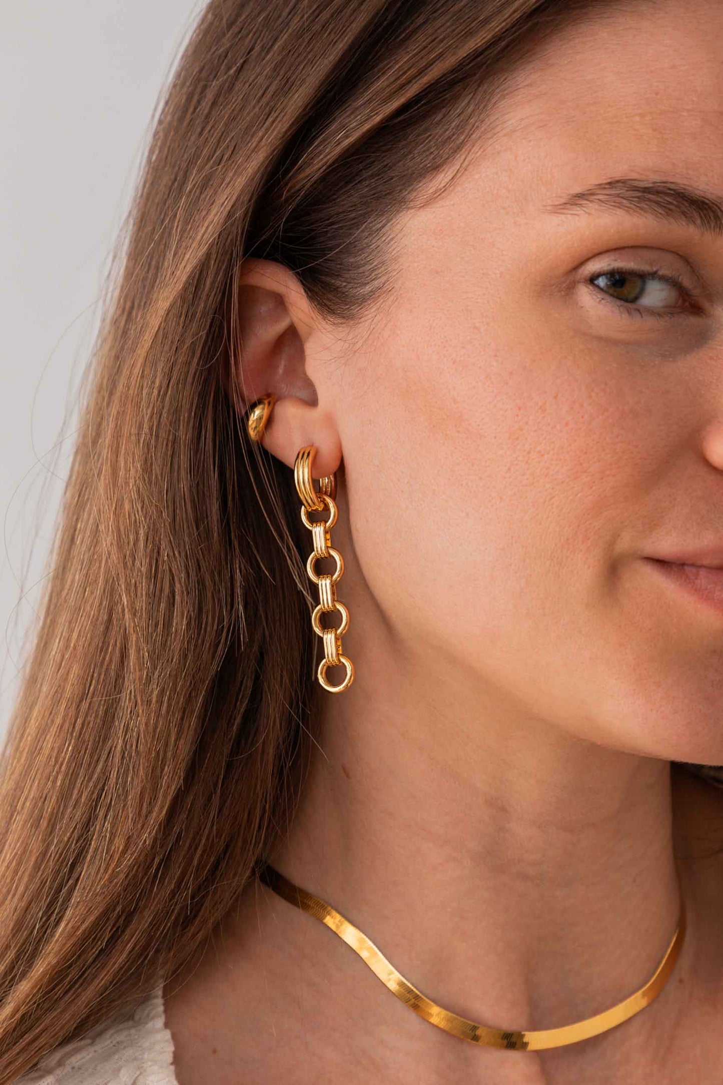 Charm chaning placcato oro