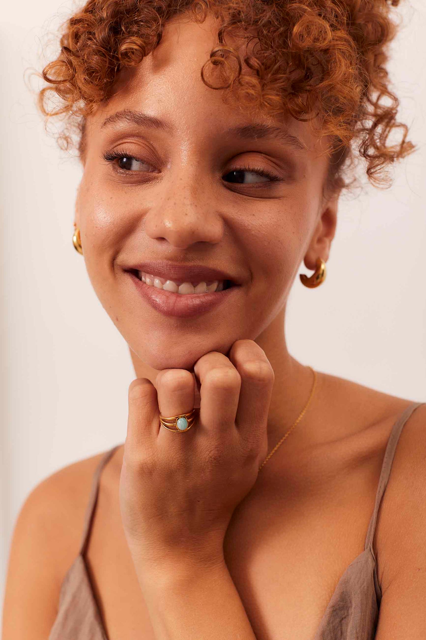 BAGUE PLAQUÉE OR PREMA