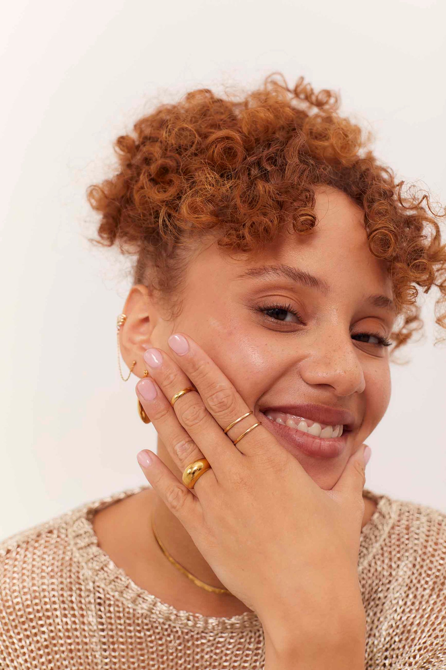 ANELLO MAHARANI PLACCATO ORO