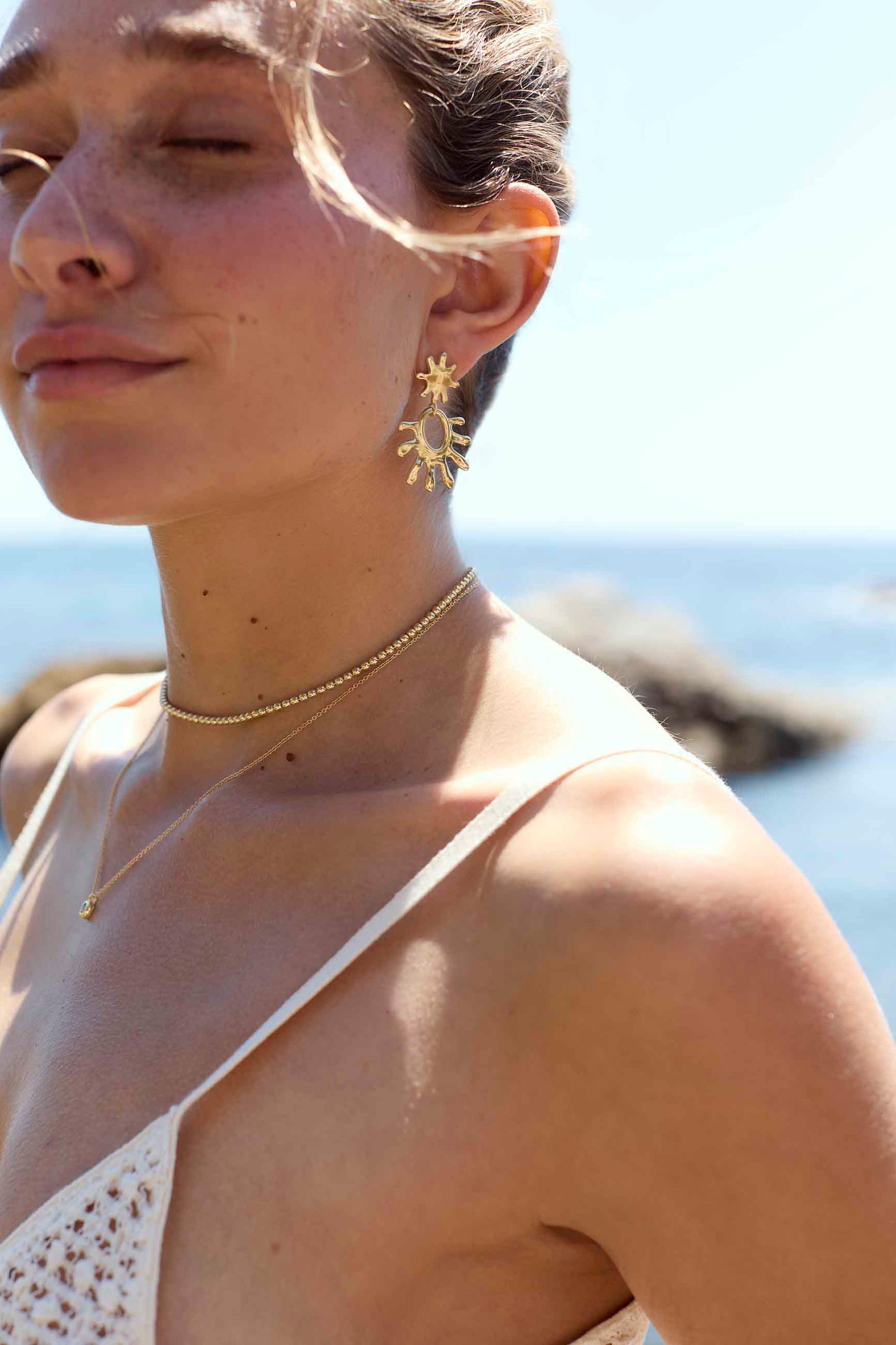 BOUCLES D’OREILLES PIGALANA PLAQUÉES OR