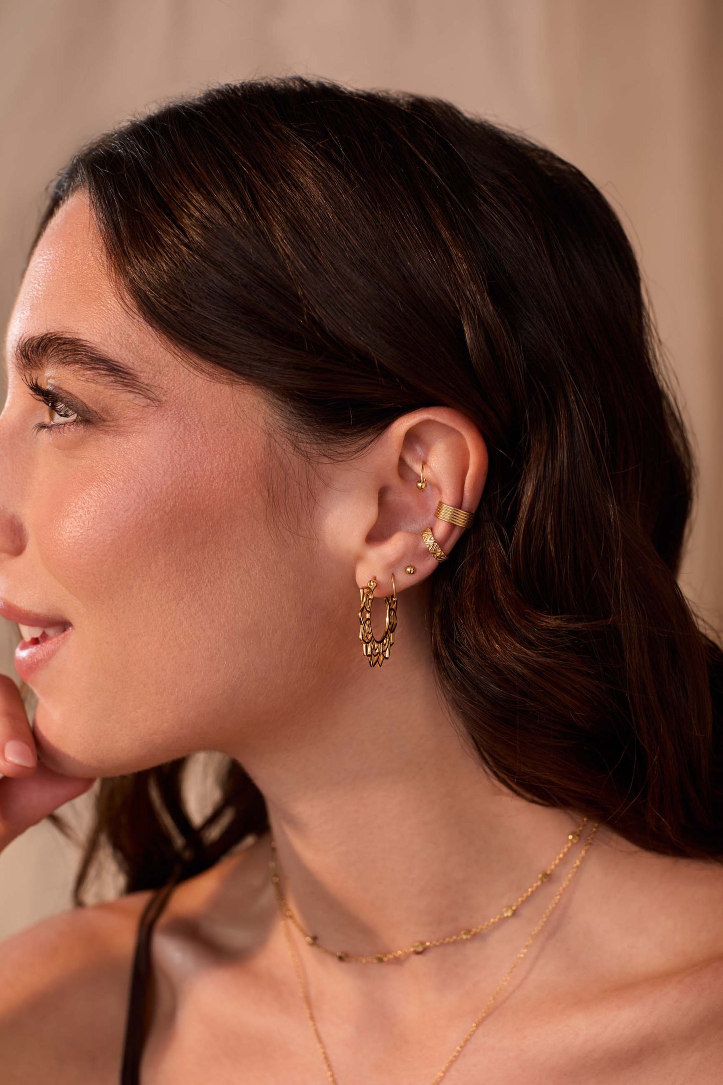 ORECCHINI HEMLATA (30MM) ORO