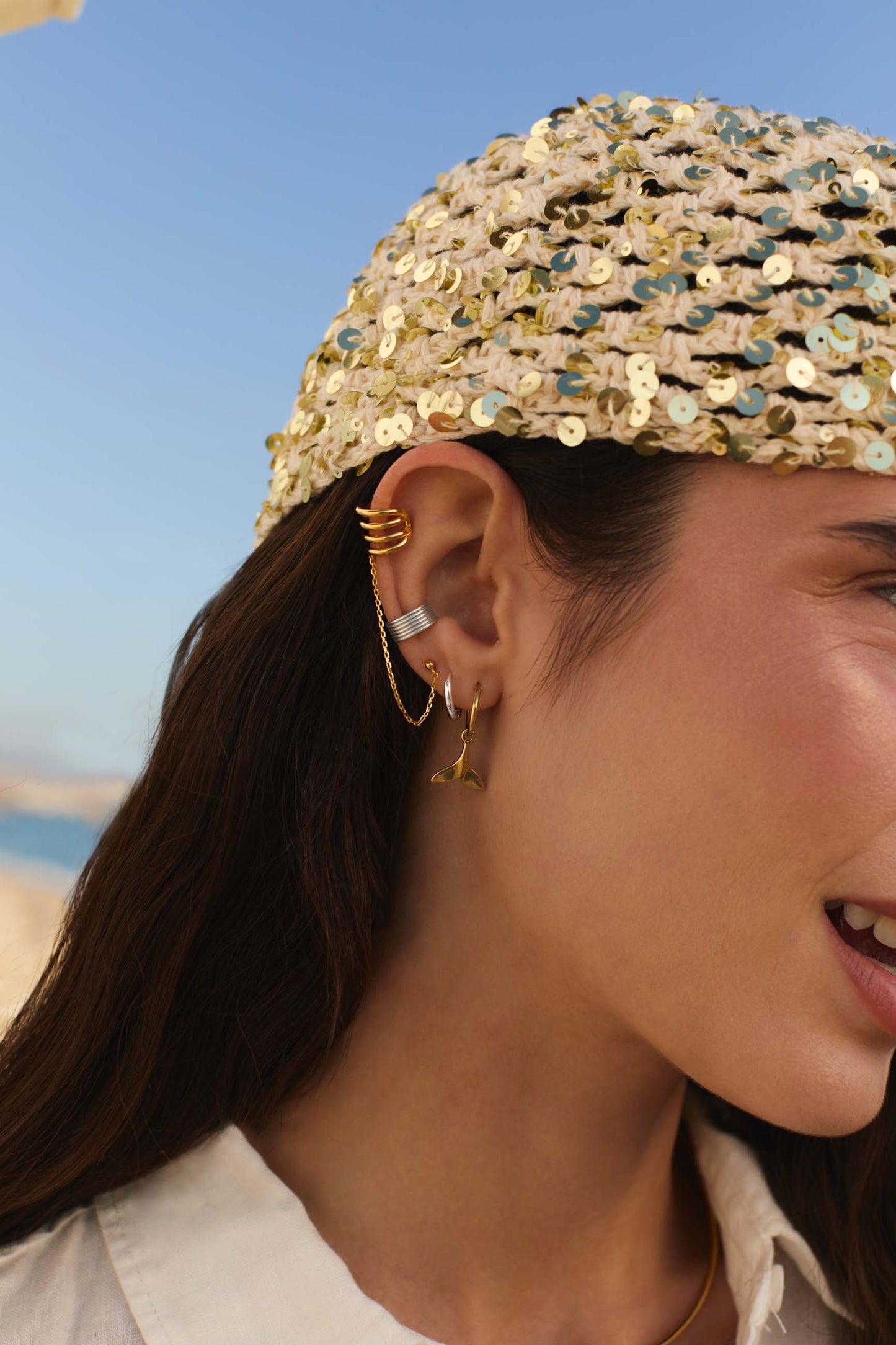 VARUN (12MM) GOLD EARRINGS