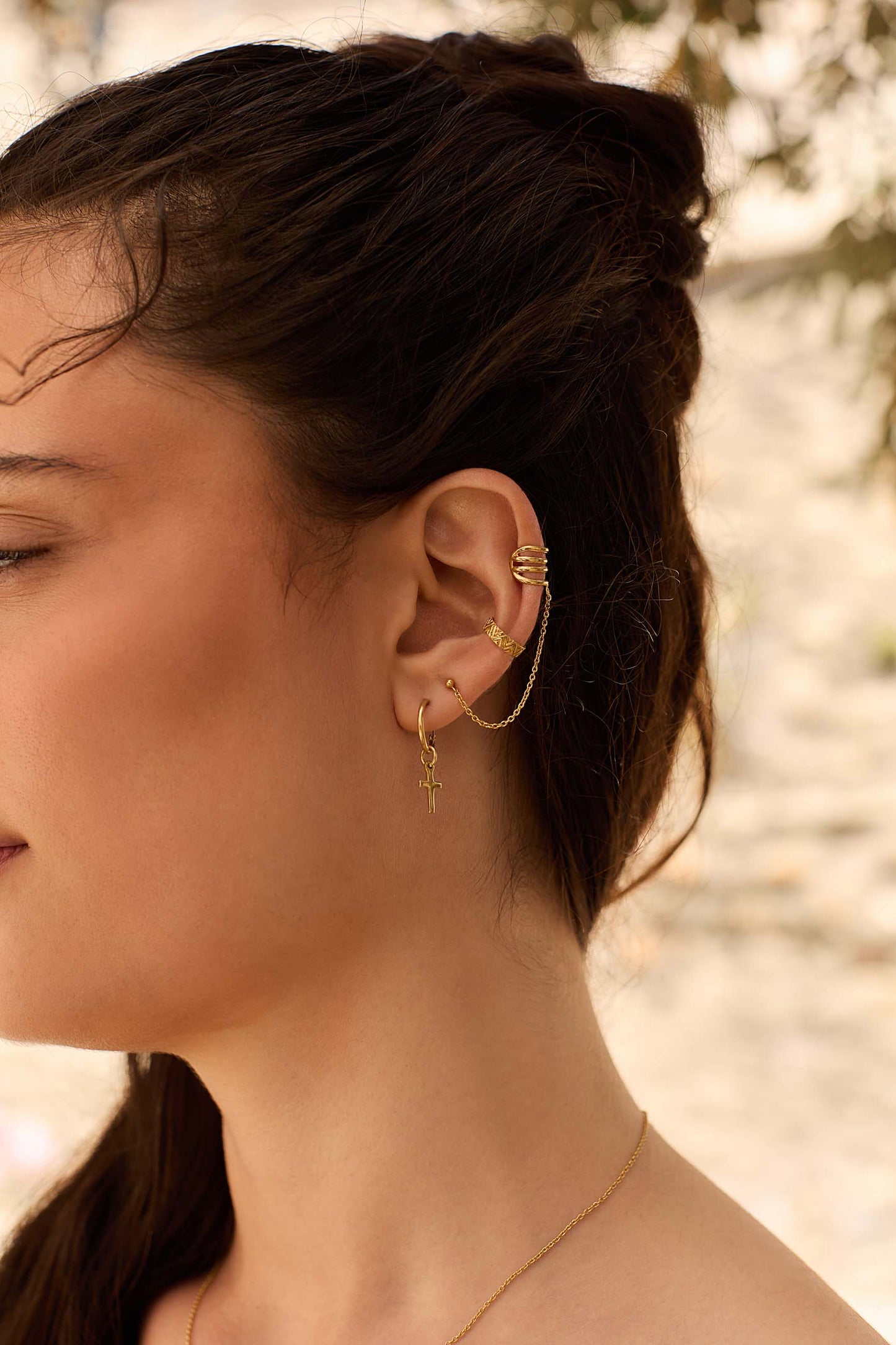 BOUCLES D'OREILLES URMI (12MM) OR