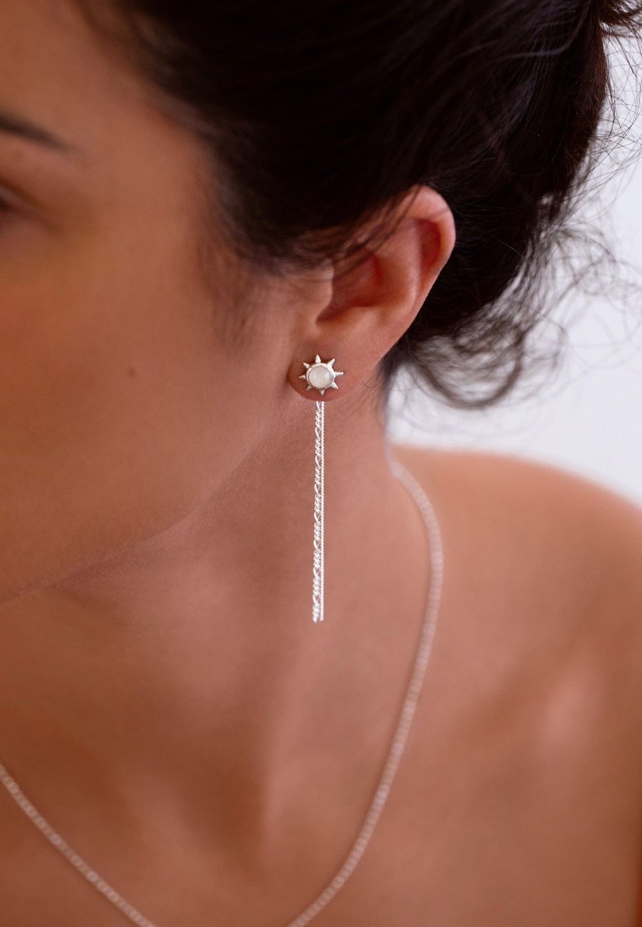 BUTTERFLY EARRING CLOSURE + CHAIN