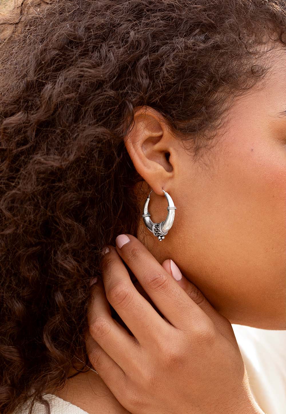 BOUCLES D'OREILLES TIRTHA (30MM)