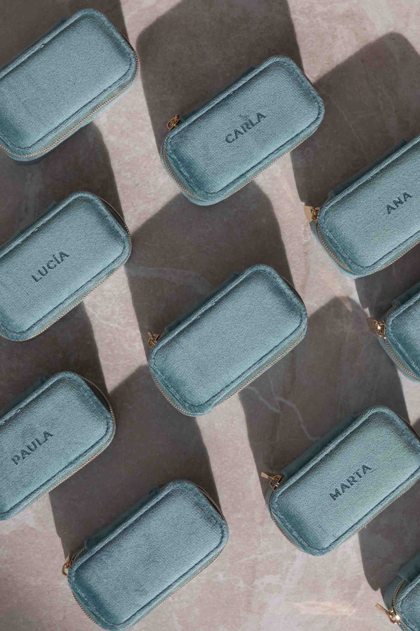 PERSONALISIERTE SCHMUCKSCHATULLE SHANAYA BLAU