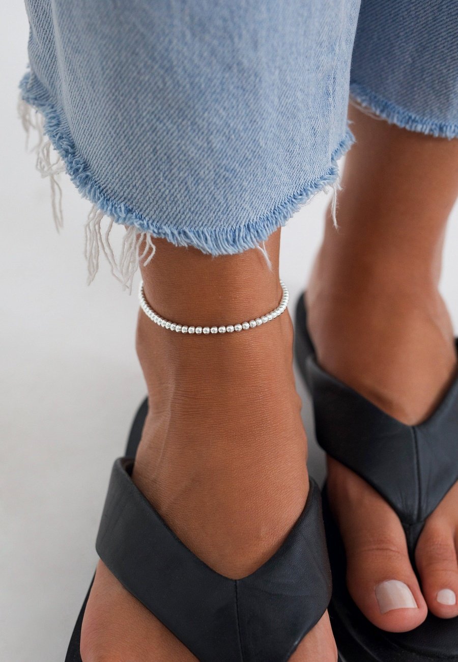 DAUR ANKLET Sterling Silver Balls Anklet – San Saru