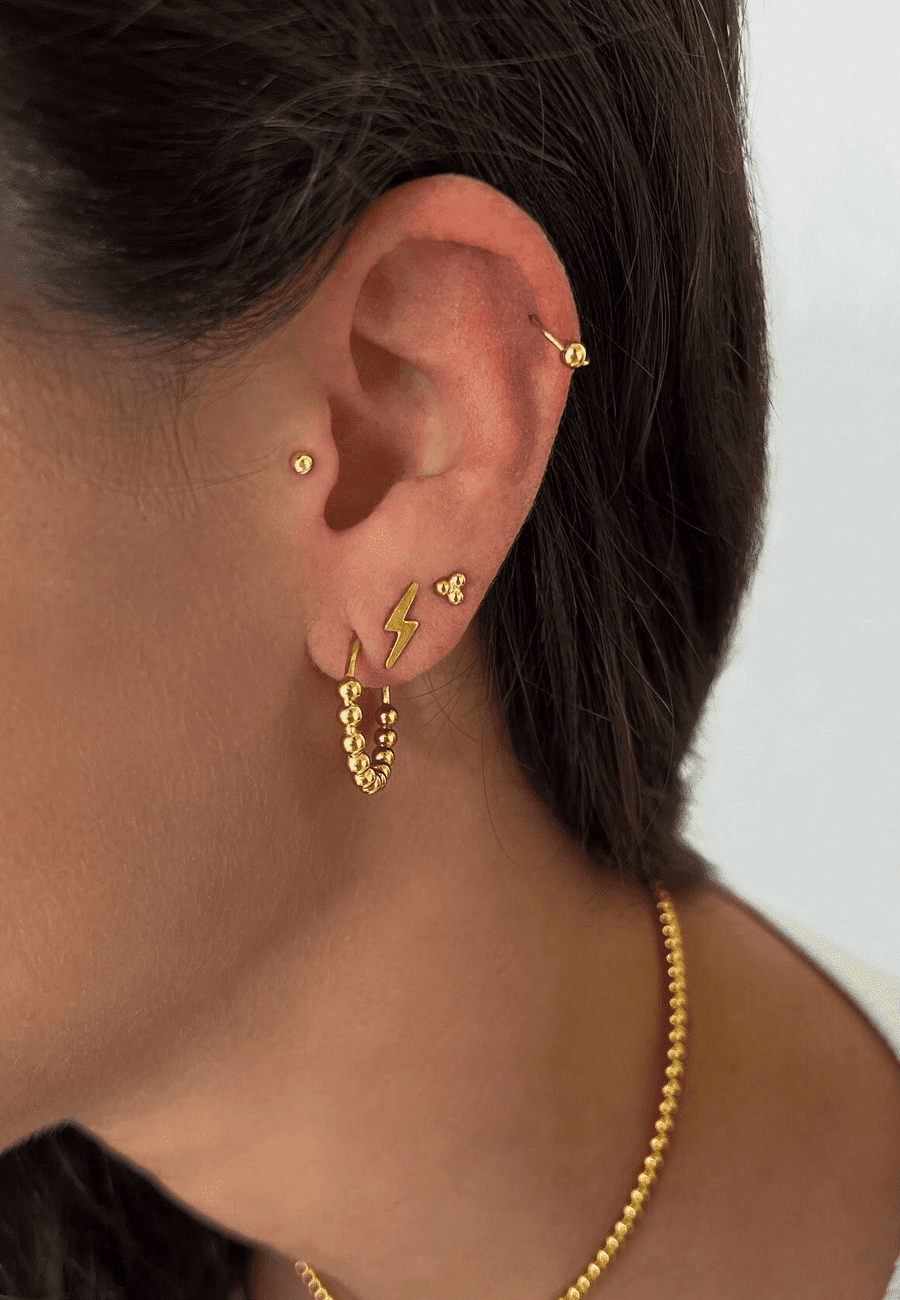 AFTAN GOLD PIERCINGS (8MM)