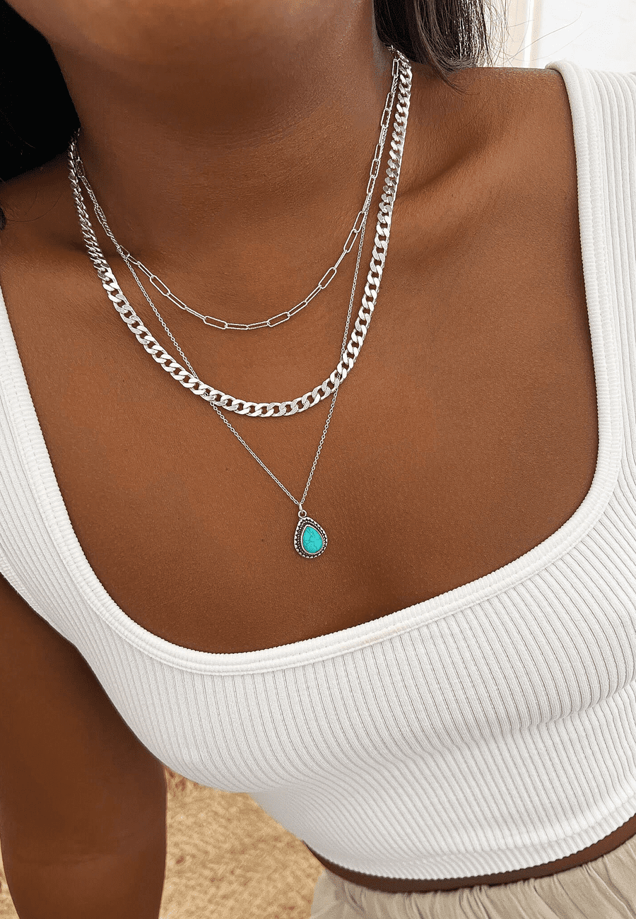 COLLAR KATAM TURQUESA