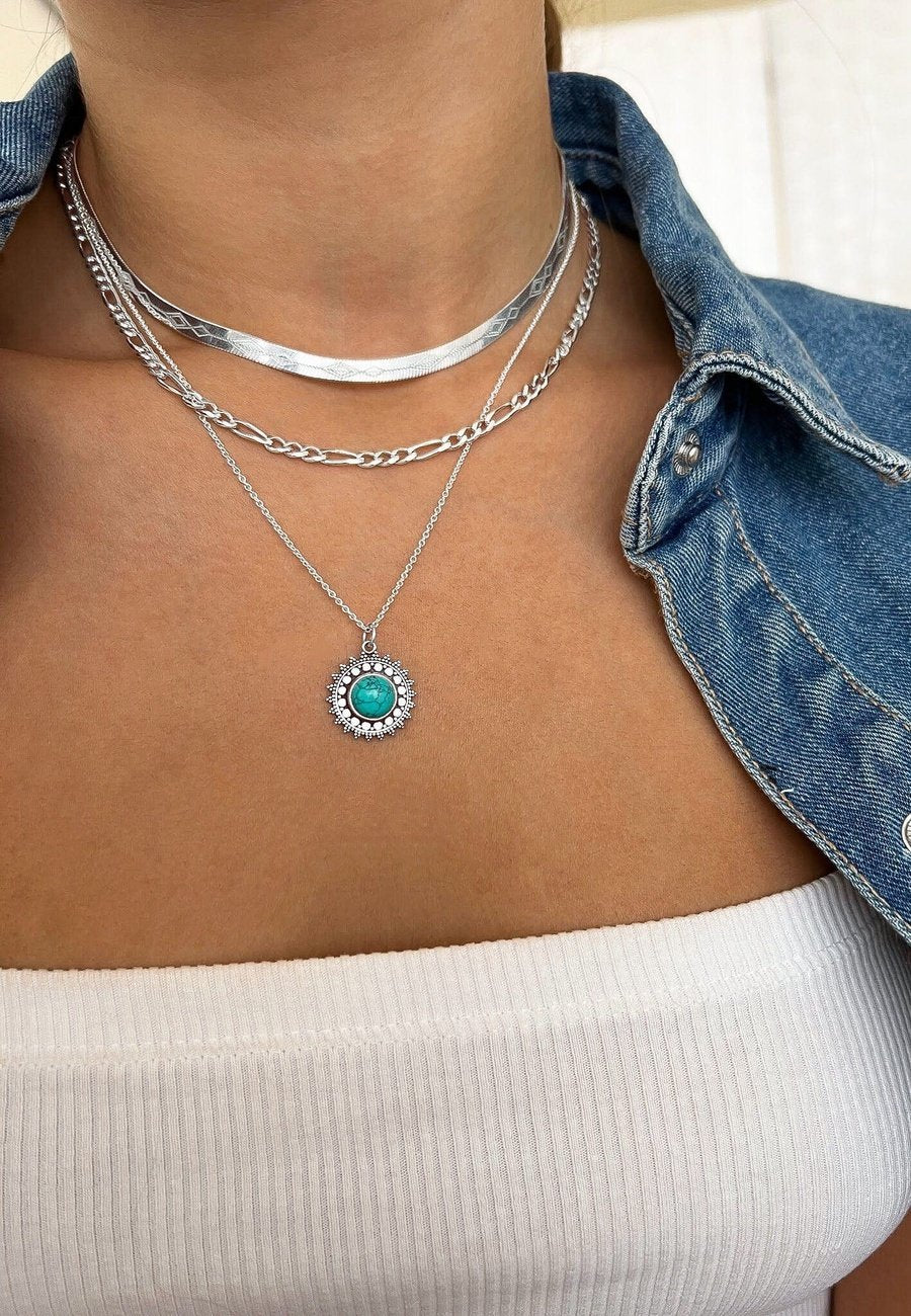 COLLIER HANITA TURQUOISE