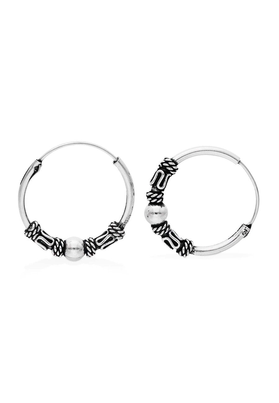 Boucles d'oreilles en argent 925/000 Creoles 14 mm - Largeur 1,5 mm Boucles d'oreilles en argent 925/000 Creoles 14 mm - Largeur 1,5 mm