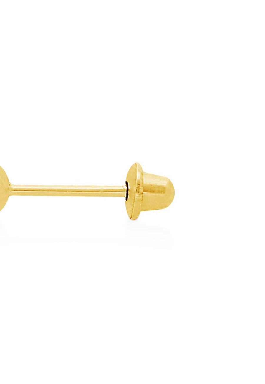 ROUND BACK STOPPER GOLD