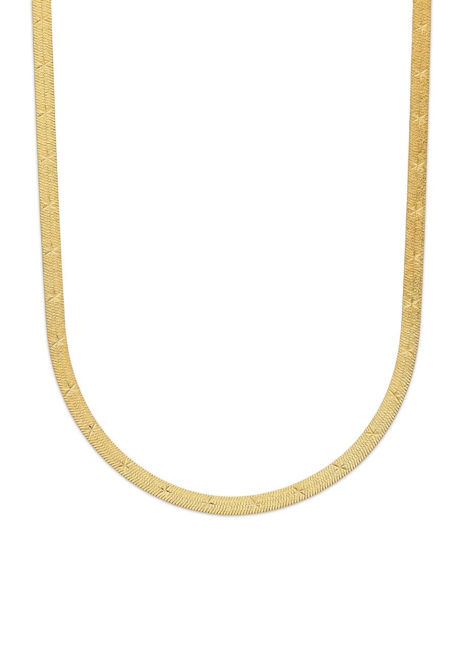 Choker chapado en oro plano Jada