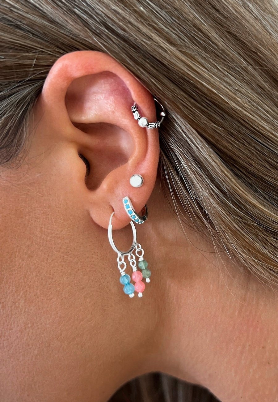 Aros de 14mm con piedras ARUSHI