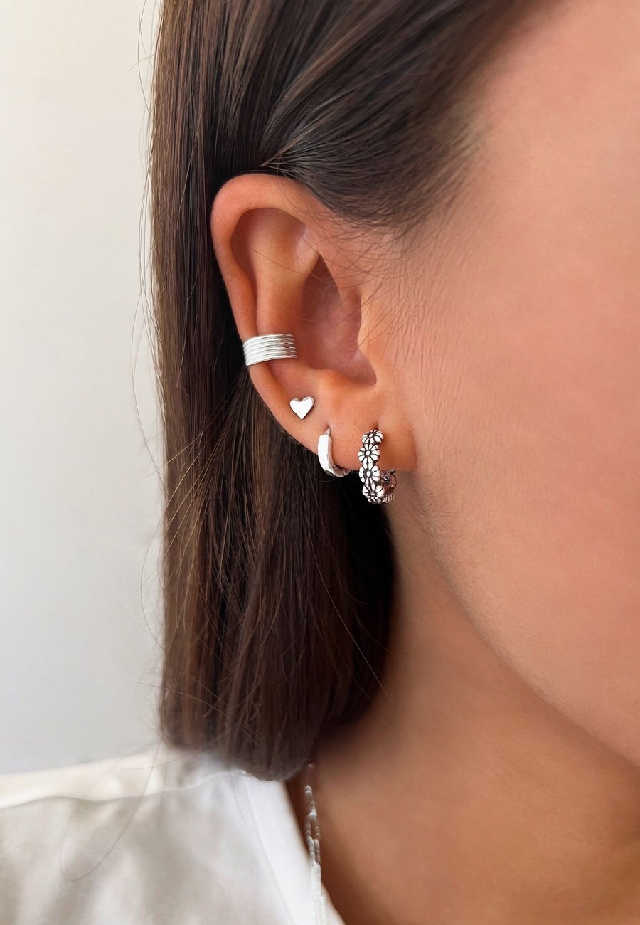 Pendientes de Plata con Margaritas