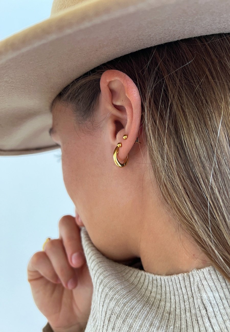 BOUCLES D'OREILLES IDRIS OR