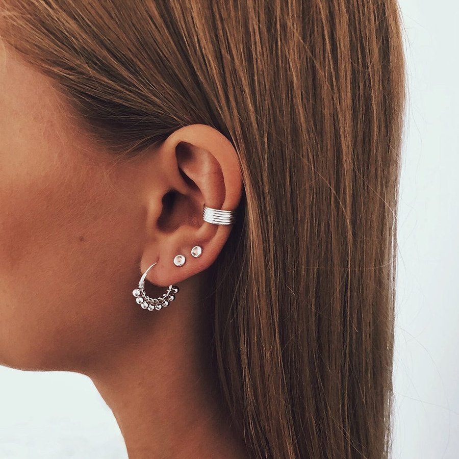 Pendientes con Piedra Cuarzo Rosa MANI