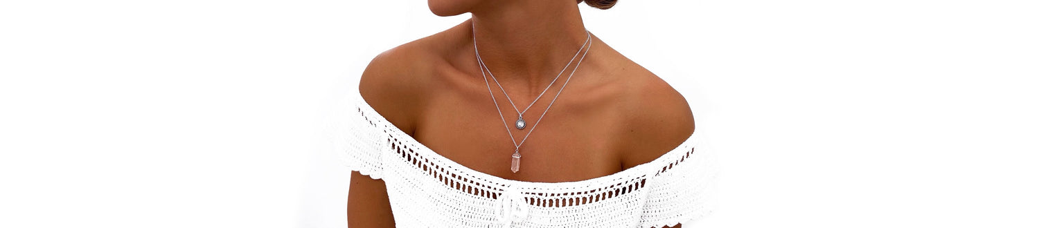 Gemstones necklaces