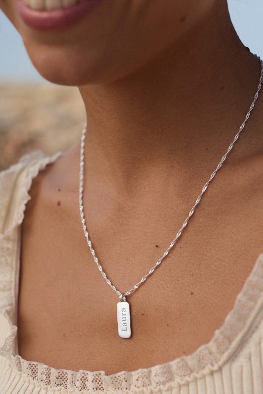 COLLAR CHAPA IRREGULAR PERSONALIZADO