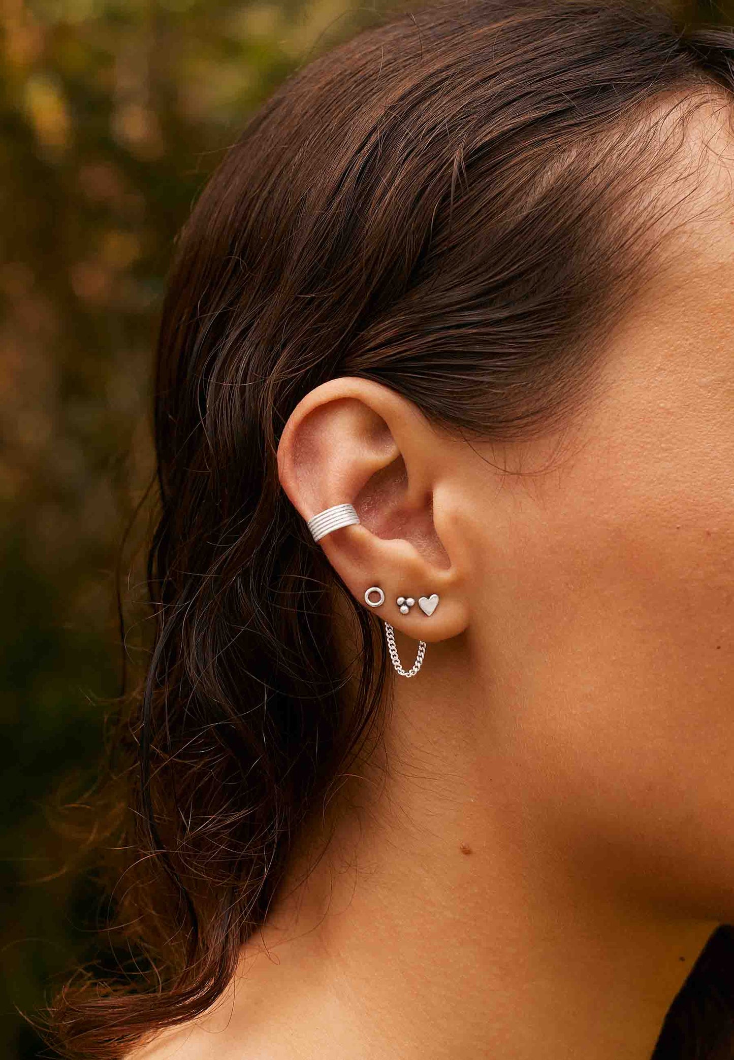 CURB EARRING CHAIN