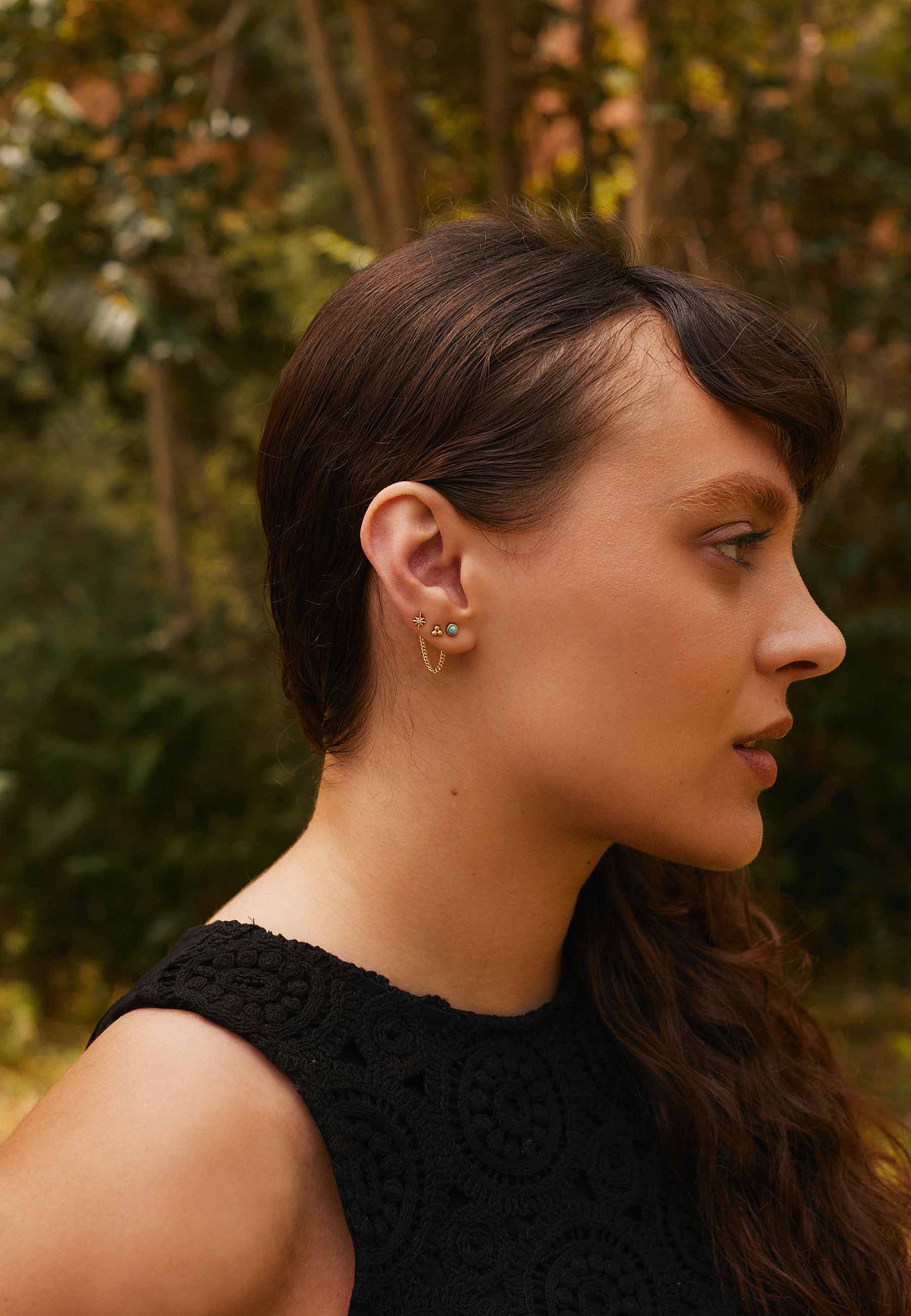 SANSA GOLD EARRINGS