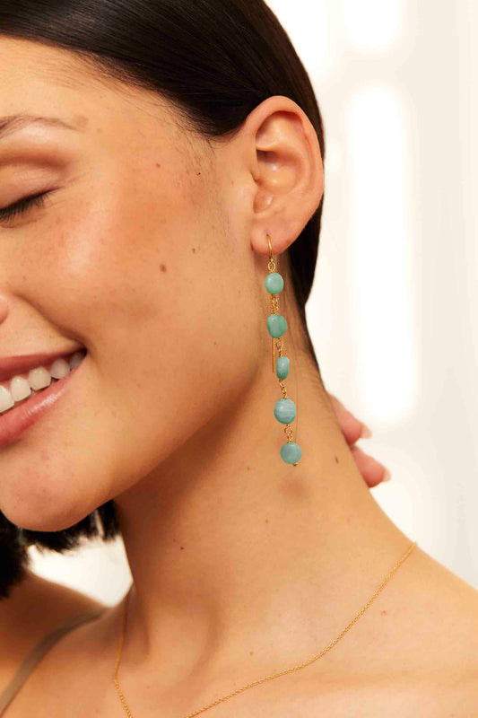 PENDIENTES ESHA (11MM) BAÑADOS EN ORO