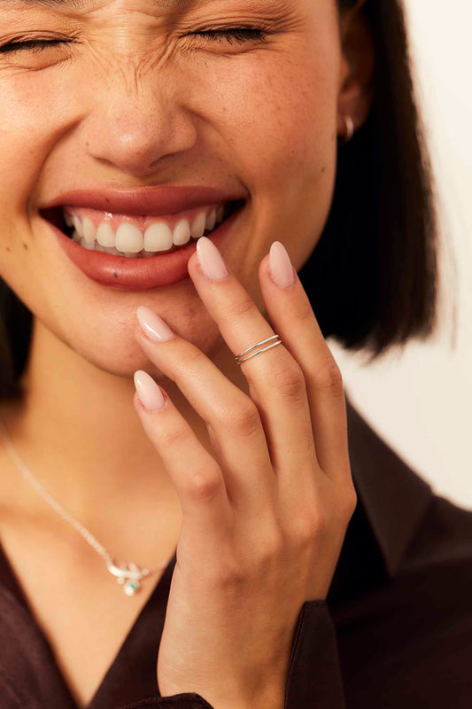 Anello In Argento 925 Con Design A Croce E Torsione - Unisex, Regolabile, Per Uomo E Donna - Foto 14