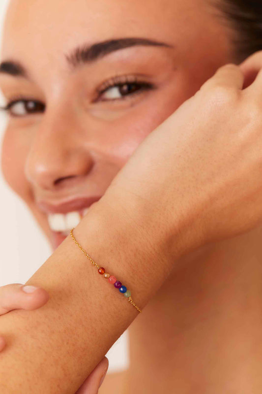 PULSERA SHAMITA BAÑADA EN ORO