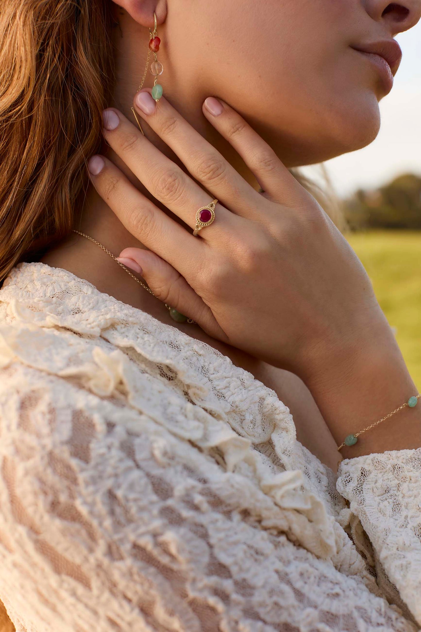 ANILLO AMIT BAÑADO EN ORO