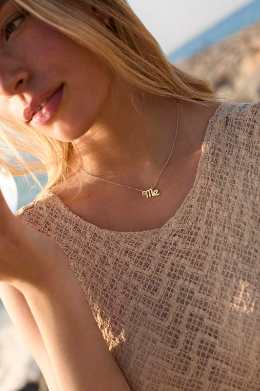 COLLAR PATHAREE ZODIACO BAÑADO EN ORO