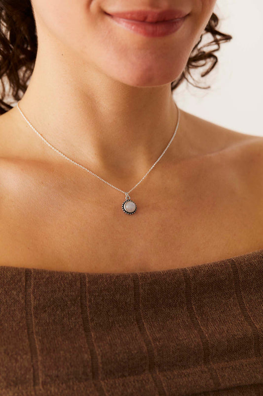 COLLANA SAVATI PIETRA DI LUNA