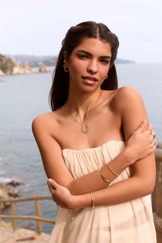 COLLAR KAMINI BAÑADO EN ORO