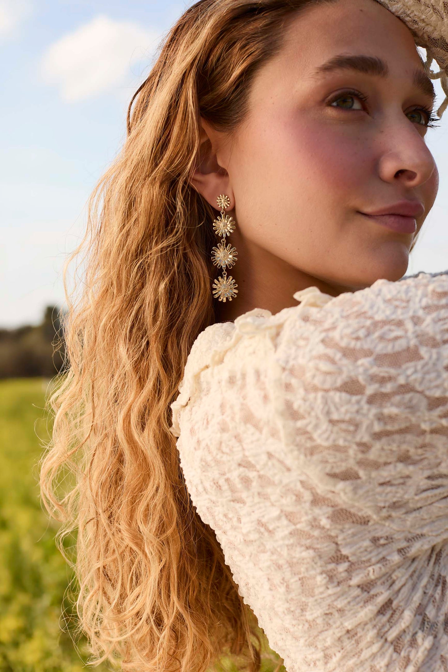 CHIRANJIVI GOLD EARRINGS