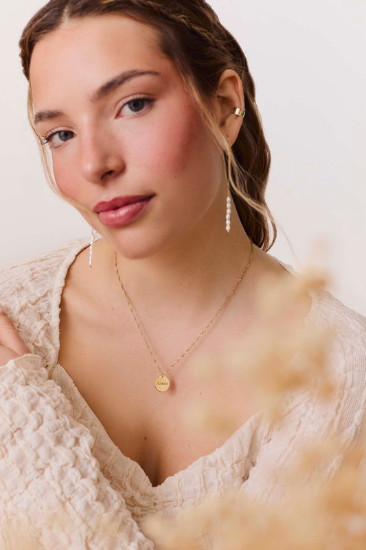 COLLAR CHANDRAKANTA BAÑADO EN ORO