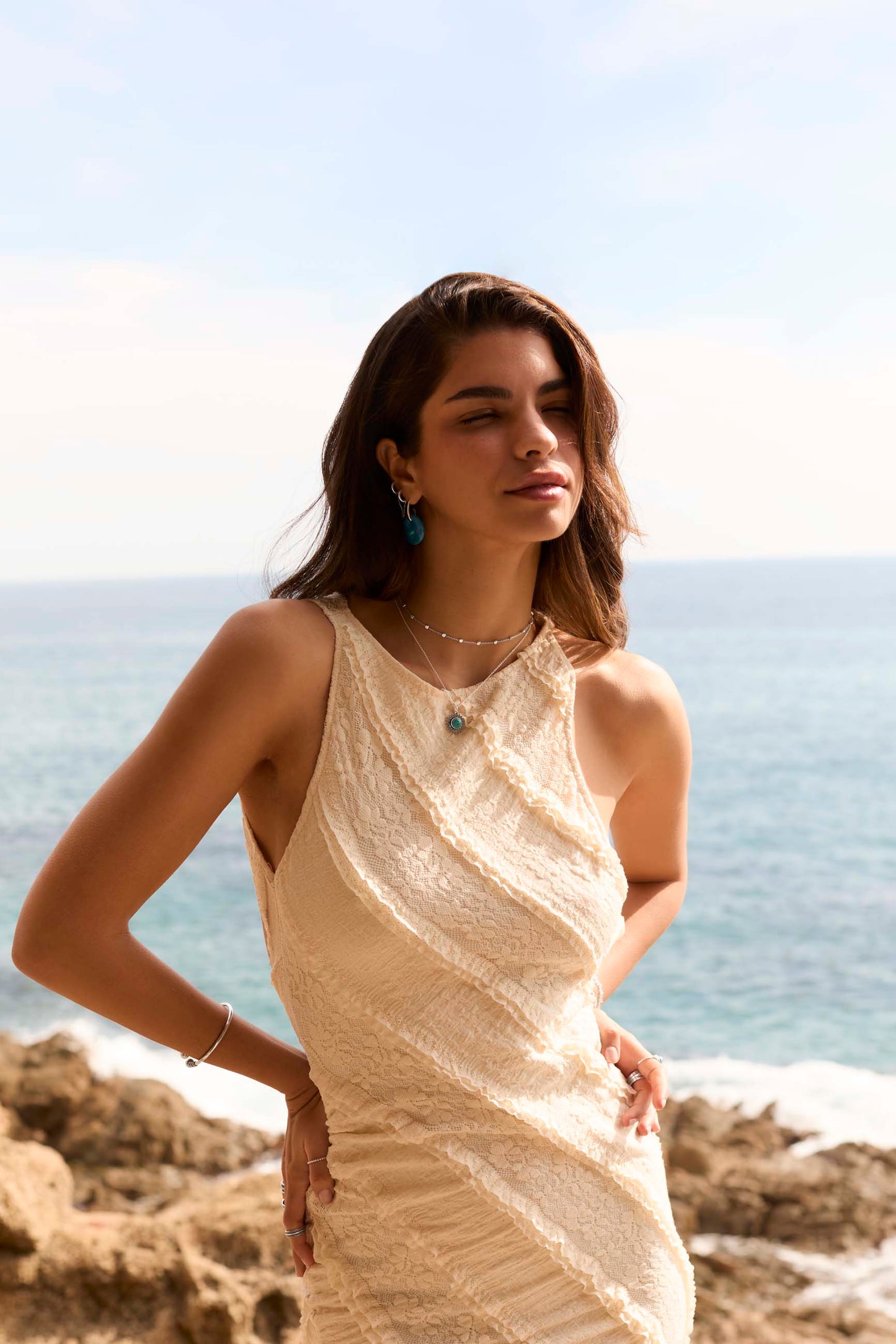 HANITA TURQUOISE NECKLACE