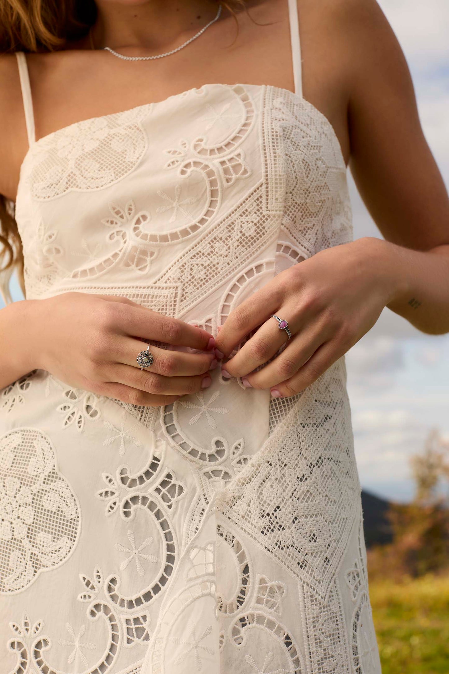 LANKA FUCHSIA ACHAT RING