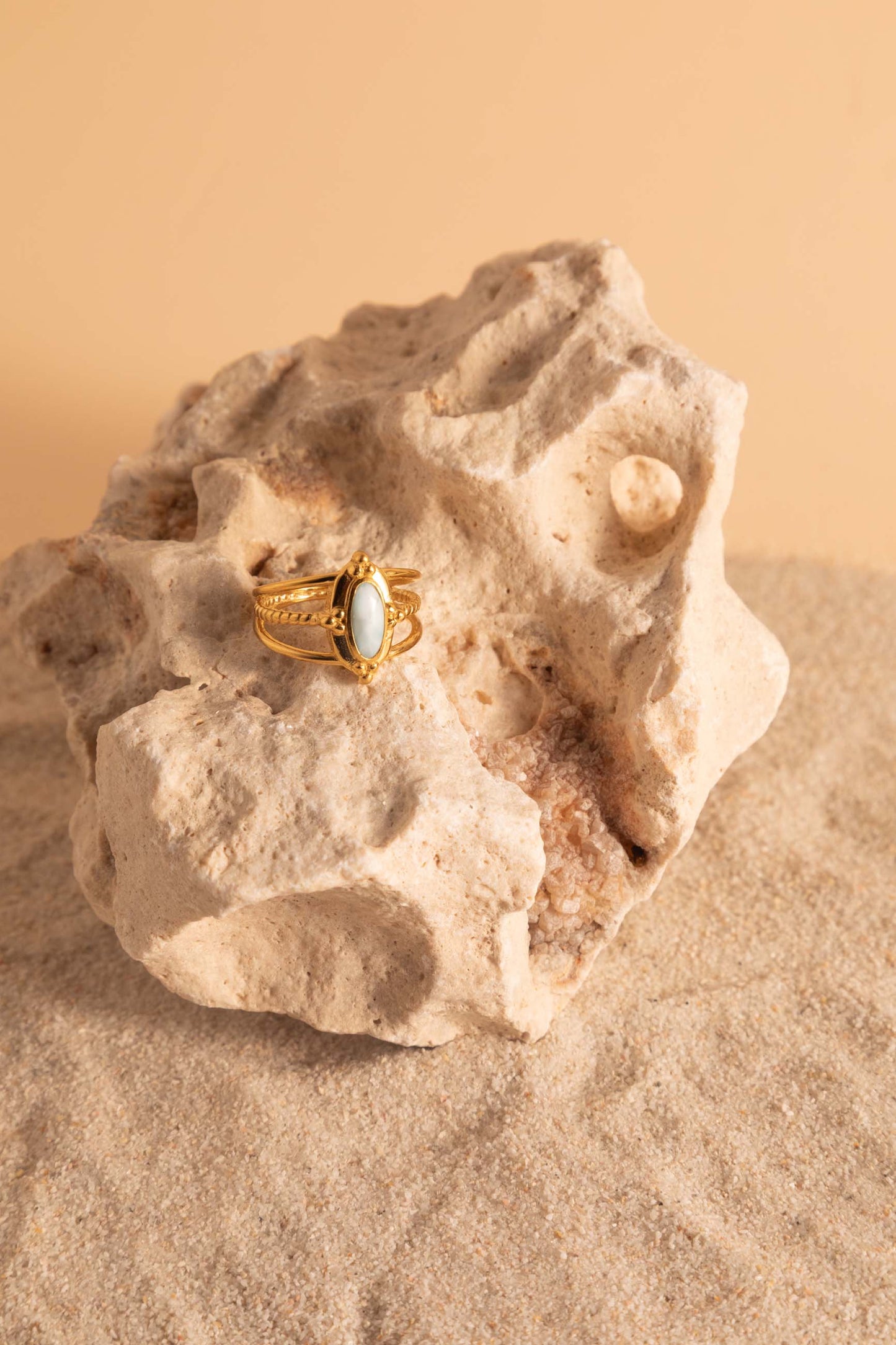 Bague Upadesa plaquée or